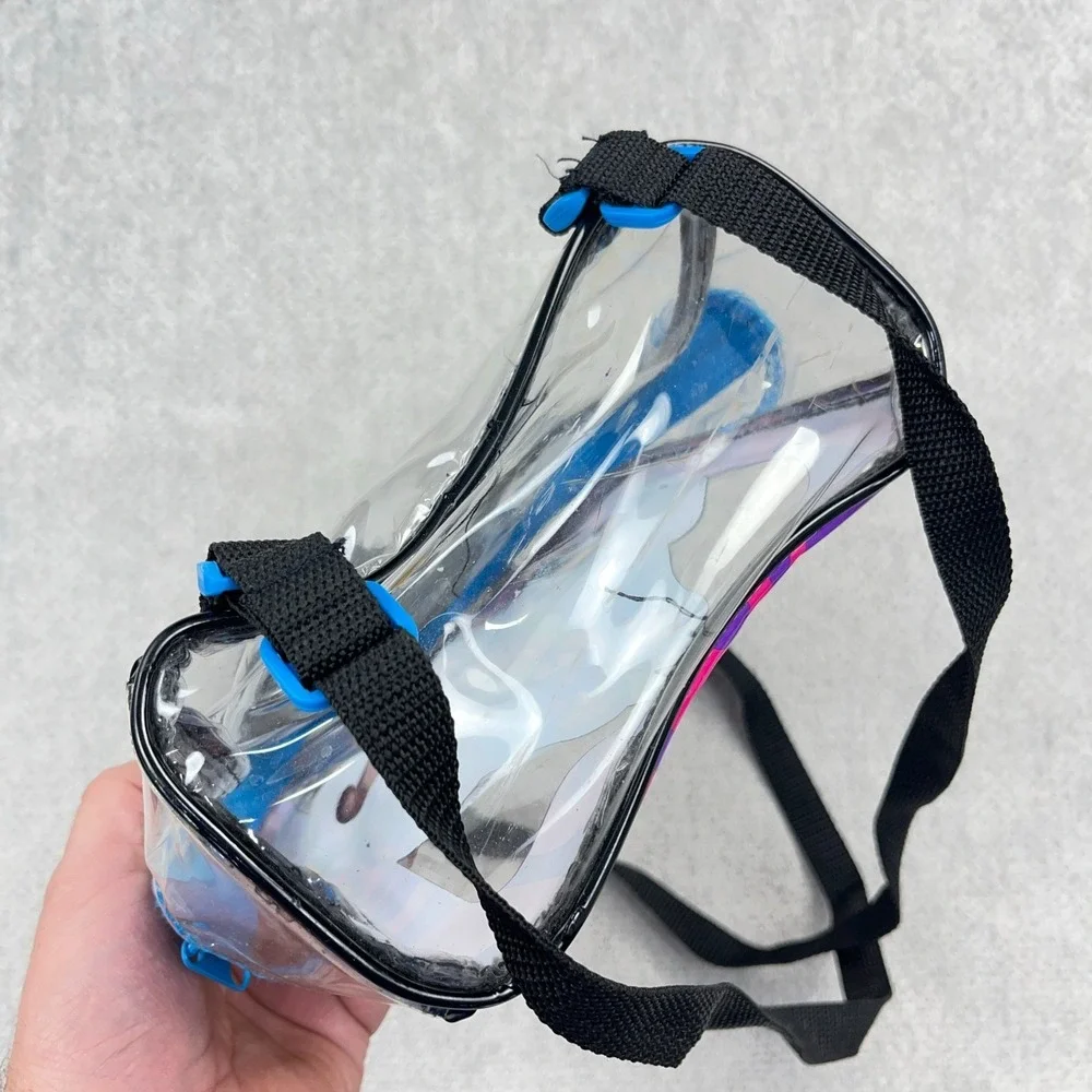 Vintage Lisa Frank Genie Clear Mini Backpack Purse Hand Bag Original 90s Y2K